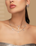 Mixed-Cut Diamond Necklace