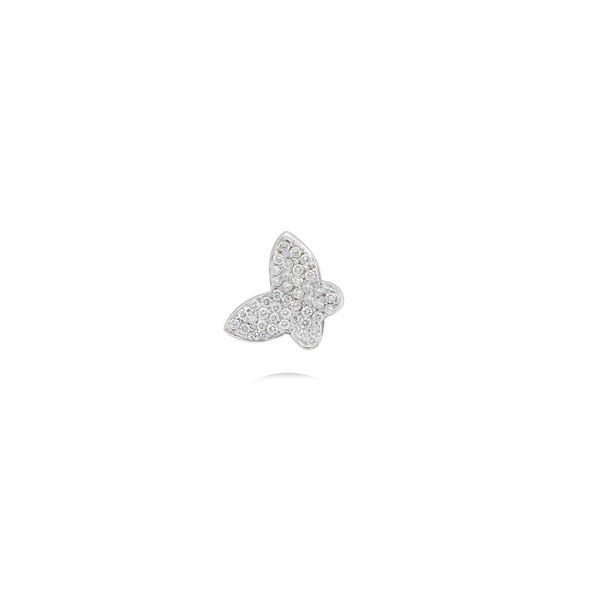 Diamond Butterfly Charm