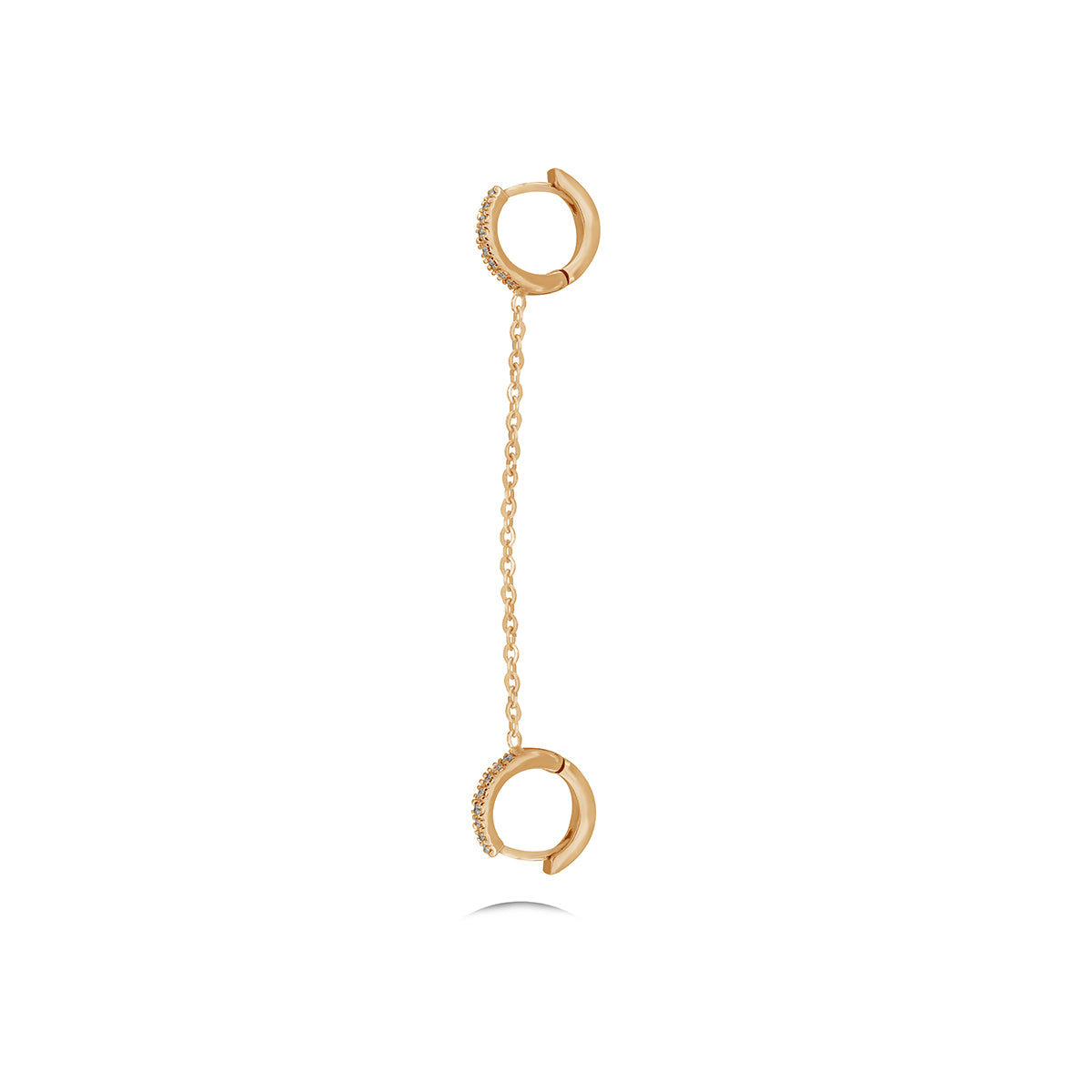 Diamond Drop Earrings in 18k Gold