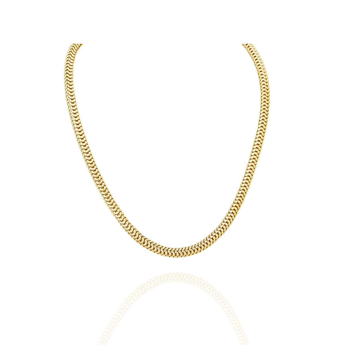 Chain Necklace in 18k Yellow Gold | El Mawardy Jewelry