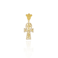Diamond Ankh Cross Pendant - The Key of Life