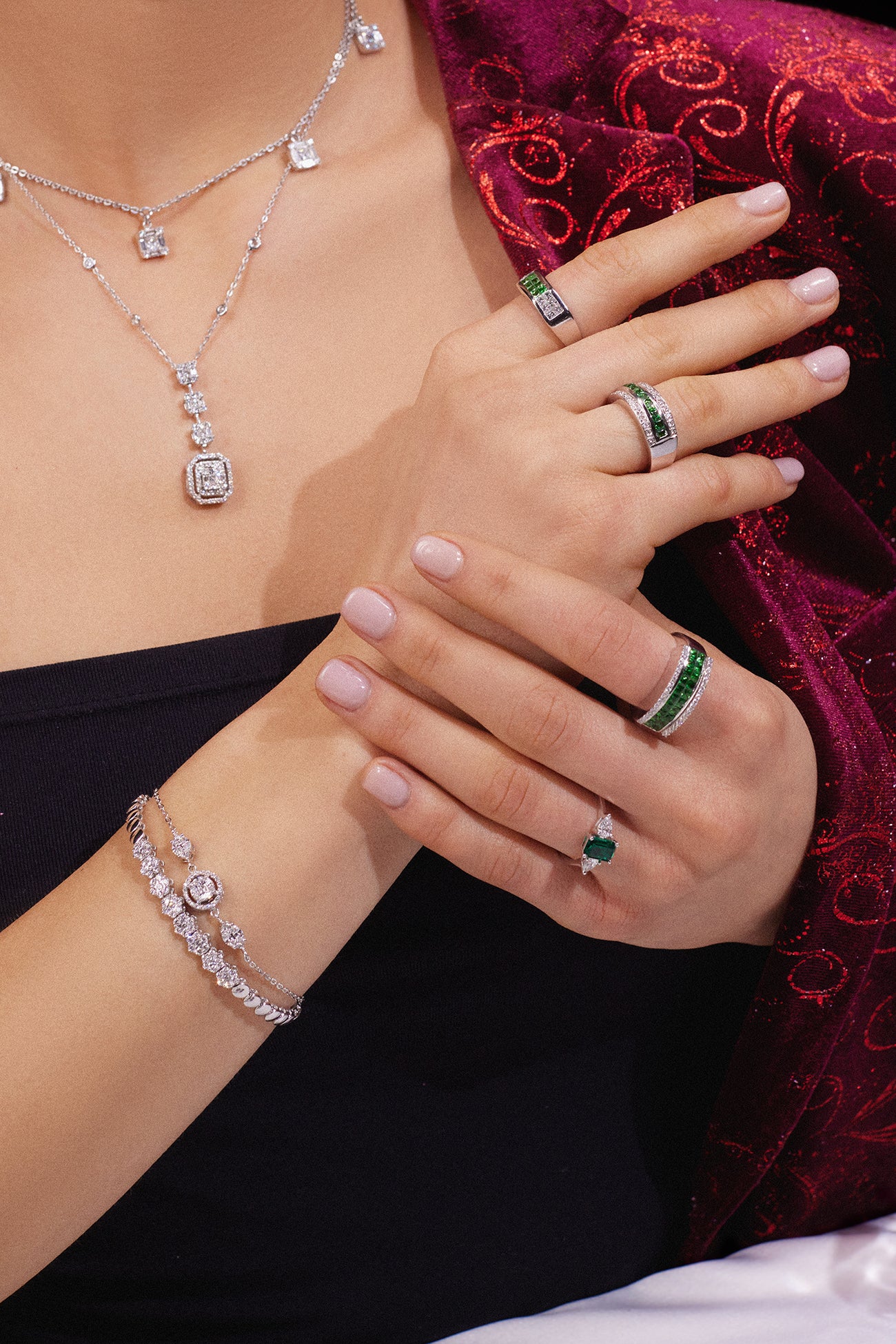 Gold Diamond Chain Bracelet