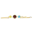 Colorful Gemstone Bracelet in 18K Gold