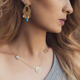 Chandelier Dangle Earrings in 18K Yellow Gold