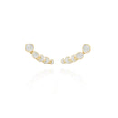 Moon Phases Earring in 18k Yellow Gold
