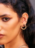 Chain Drop Earring in 18K Yellow gold