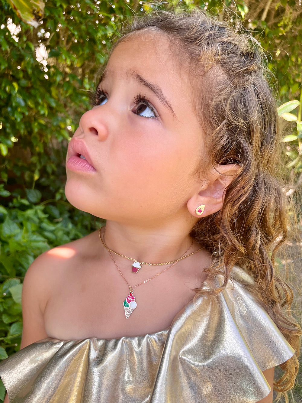 Cupcake Charm Necklace
