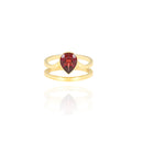 Pear Cut Cocktail Ring