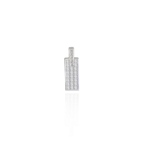 Gold Diamond Rectangle Pendant: A Timeless Treasure