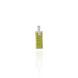 Gold Diamond Rectangle Pendant: A Timeless Treasure