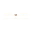 Diamond Evil Eye Bracelet in 18k Gold