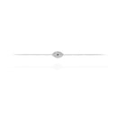 Diamond Evil Eye Bracelet in 18k Gold
