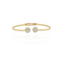 Diamond Bangle in 18k Gold