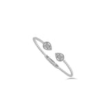 Diamond Cuff Bracelet in 18k Gold