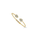 Diamond Cuff Bracelet in 18k Gold