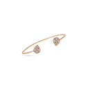 Diamond Cuff Bracelet in 18k Gold