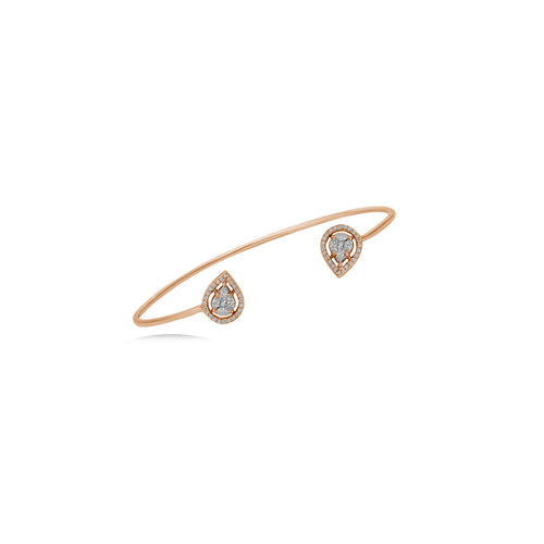 Diamond Cuff Bracelet in 18k Gold