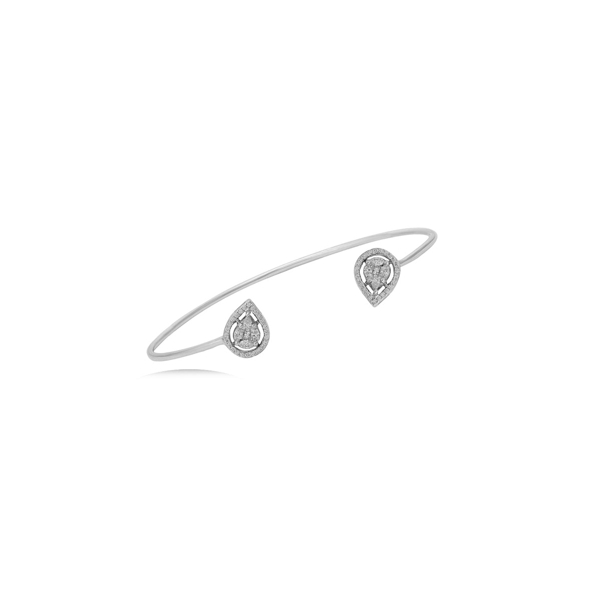 Diamond Cuff Bracelet in 18k Gold