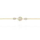 Gold Diamond Chain Bracelet