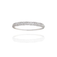 White Gold Diamond Bangle