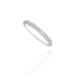 White Gold Diamond Bangle