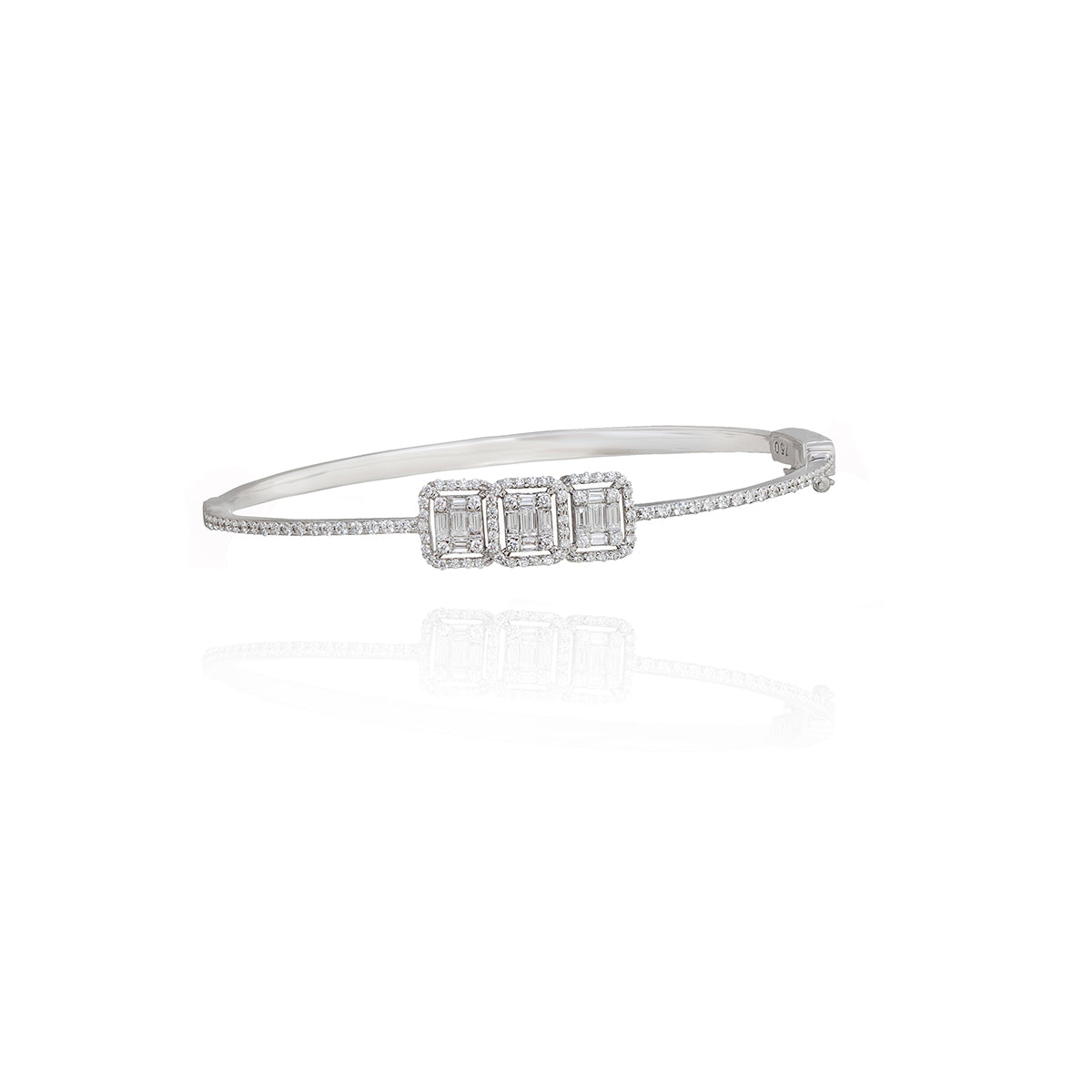 Gold Diamond Bangle