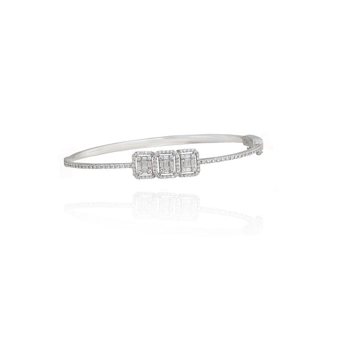 Gold Diamond Bangle