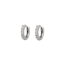 Mini Hoop Diamond Earrings