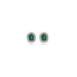 Diamond Earring in 18k White Gold