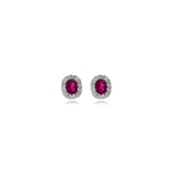 Diamond Earring in 18k White Gold