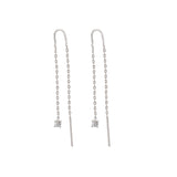 Double Draped Diamond Rope Earrings