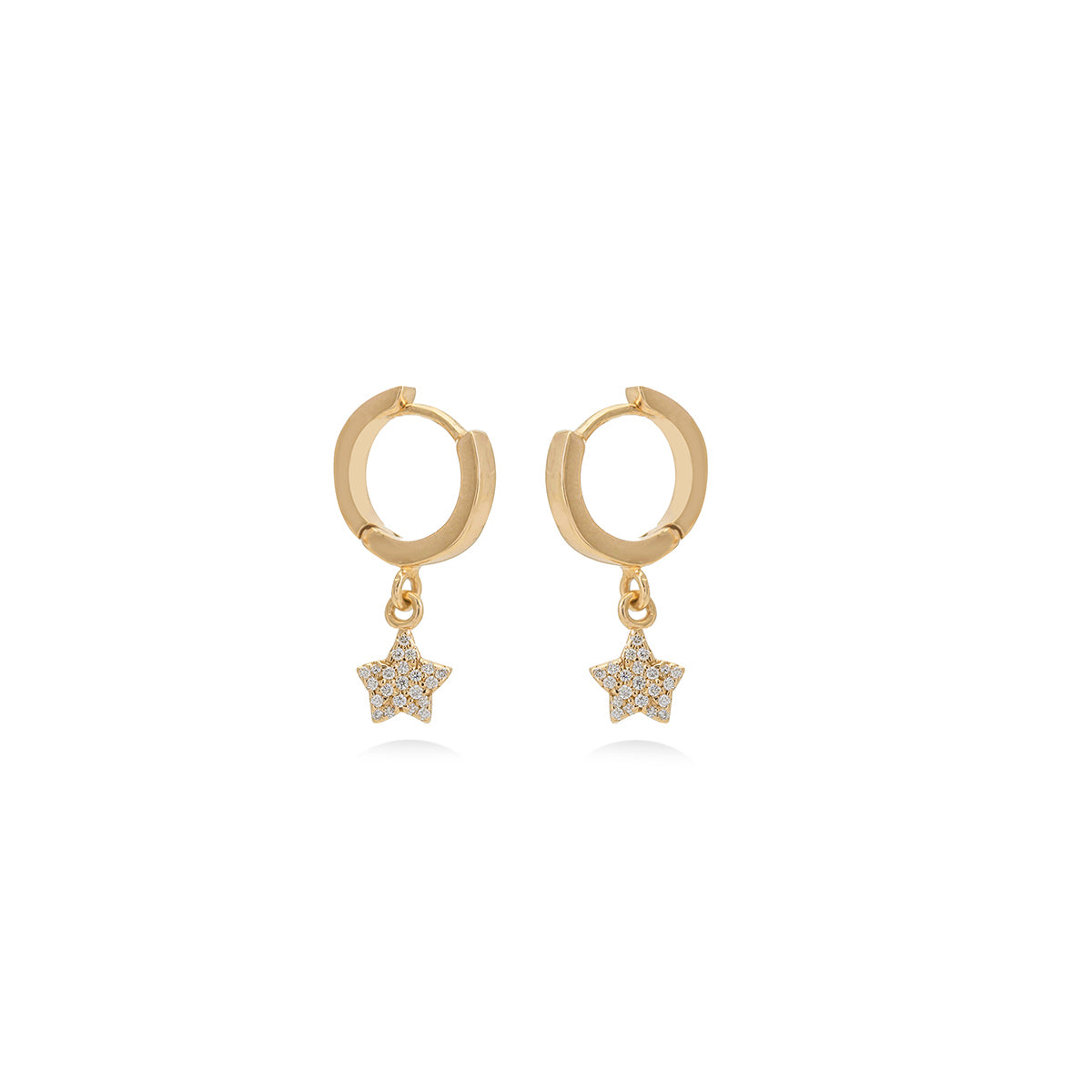 Mini Star Diamond Earrings