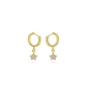 Mini Star Diamond Earrings