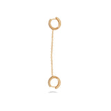 Diamond Drop Earrings in 18k Gold