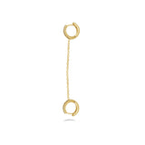 Diamond Drop Earrings in 18k Gold