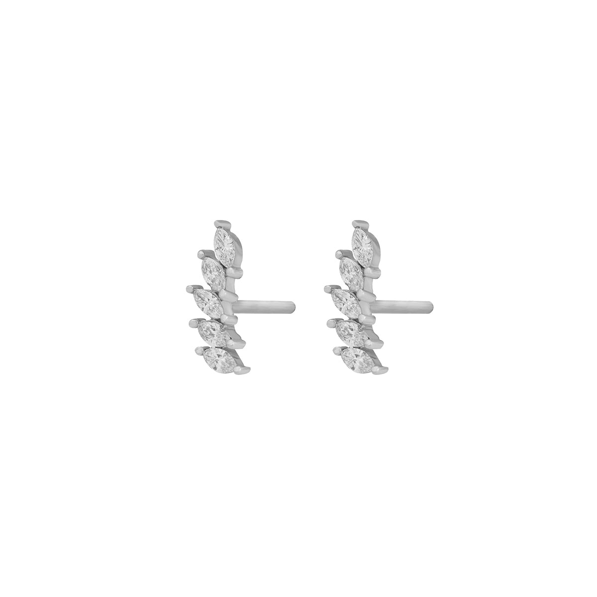 Autumn Love Rose Gold Earrings