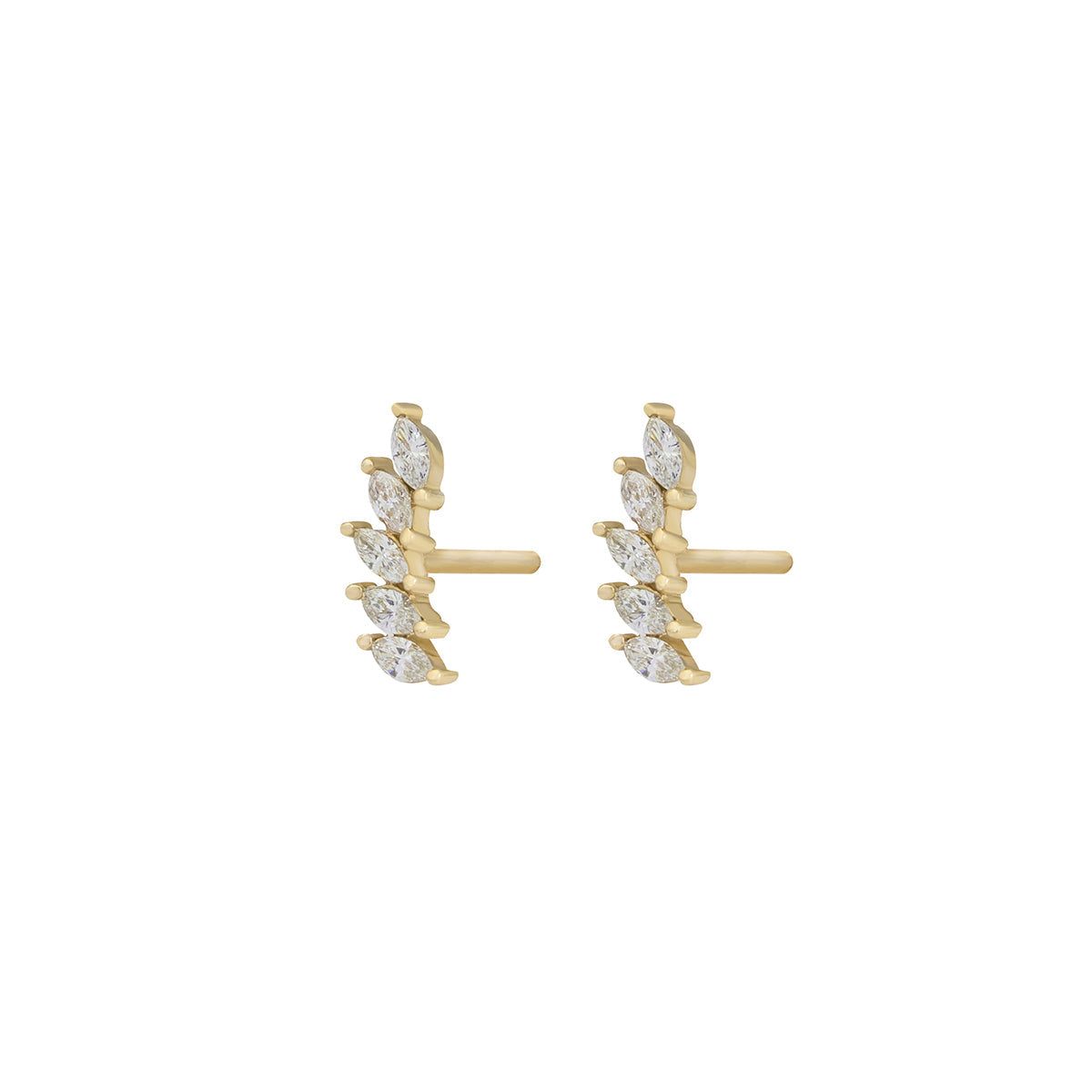 Autumn Love Rose Gold Earrings