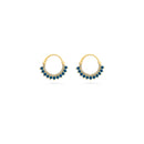 Diamond Hoop Earrings in 18k Gold