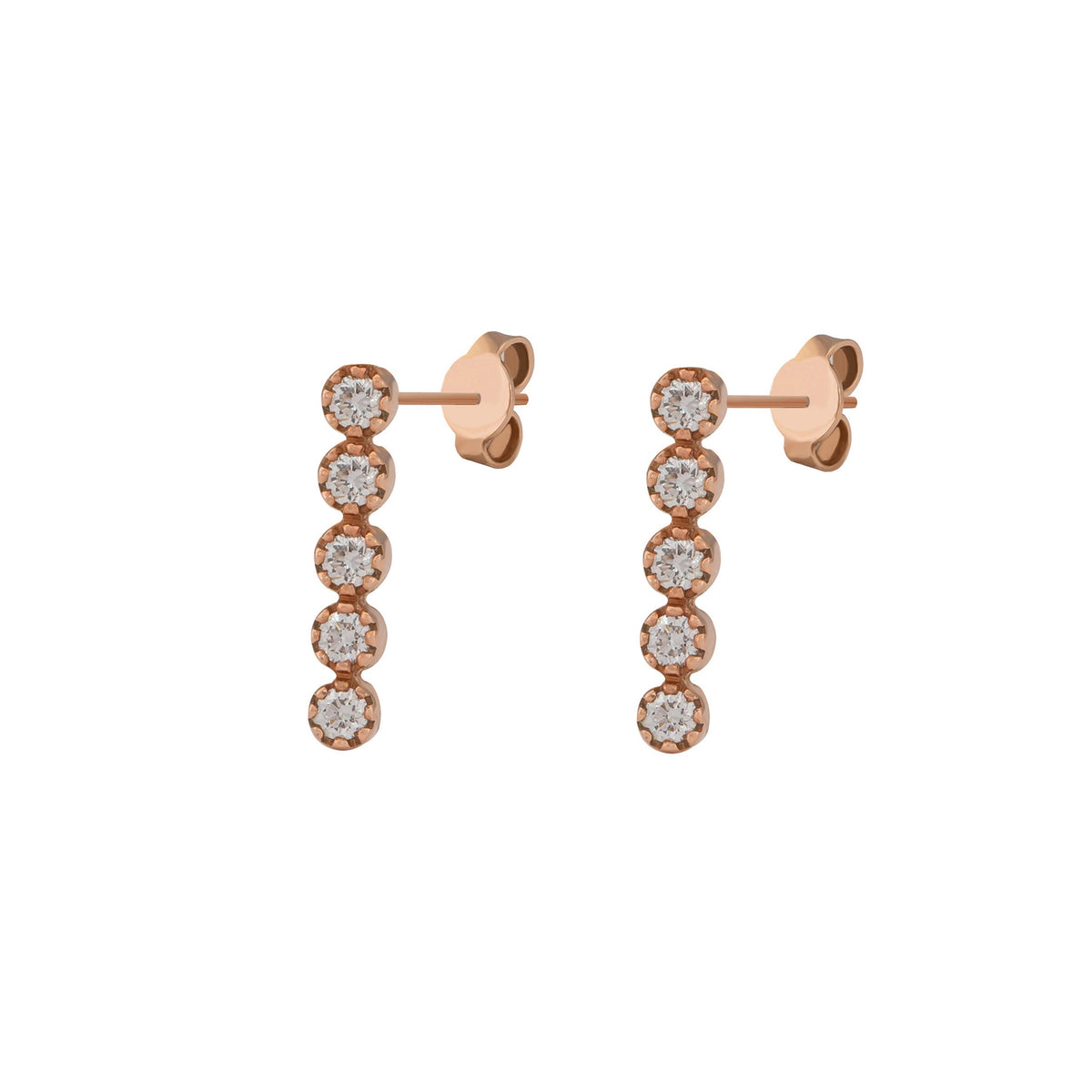 Minimalist Diamond Earrings