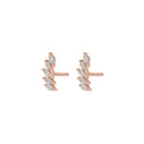 Autumn Love Rose Gold Earrings