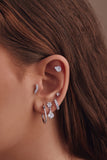 Autumn Love Rose Gold Earrings