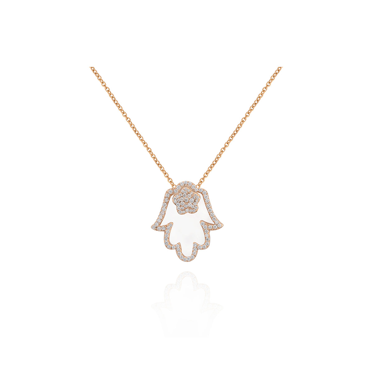 Hamsa Hand Diamond Necklace: A Symbol of Protection and Elegance