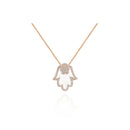 Hamsa Hand Diamond Necklace: A Symbol of Protection and Elegance