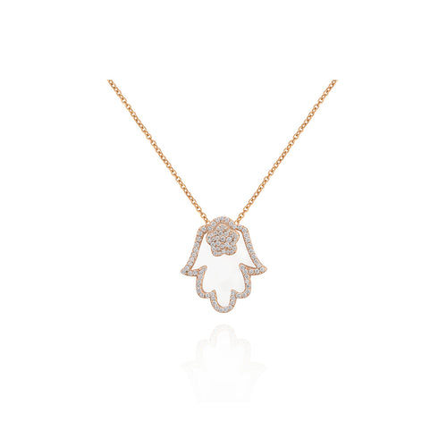 Hamsa Hand Diamond Necklace: A Symbol of Protection and Elegance