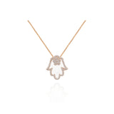 Hamsa Hand Diamond Necklace: A Symbol of Protection and Elegance