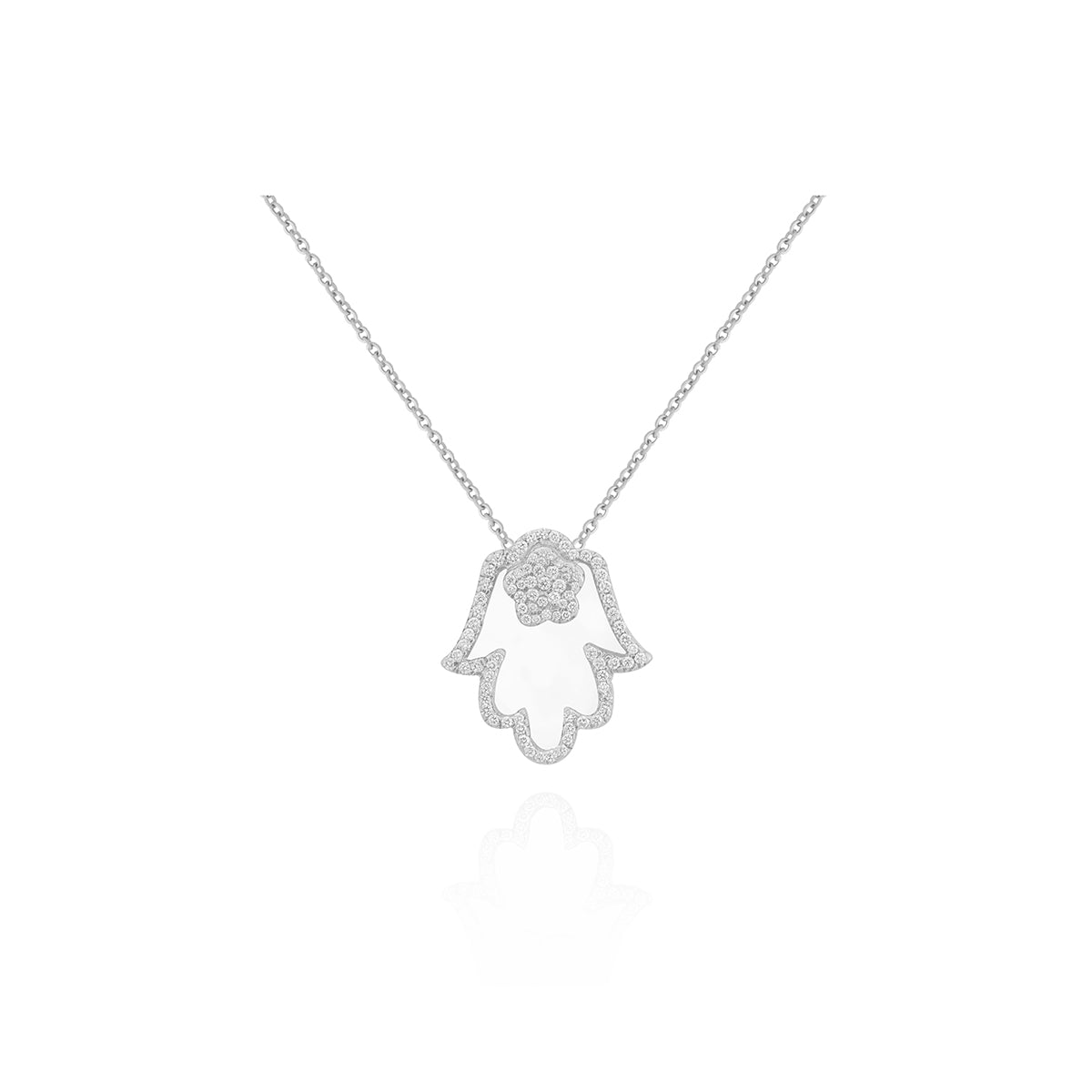 Hamsa Hand Diamond Necklace: A Symbol of Protection and Elegance