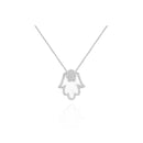 Hamsa Hand Diamond Necklace: A Symbol of Protection and Elegance