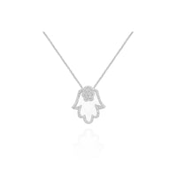 Hamsa Hand Diamond Necklace: A Symbol of Protection and Elegance