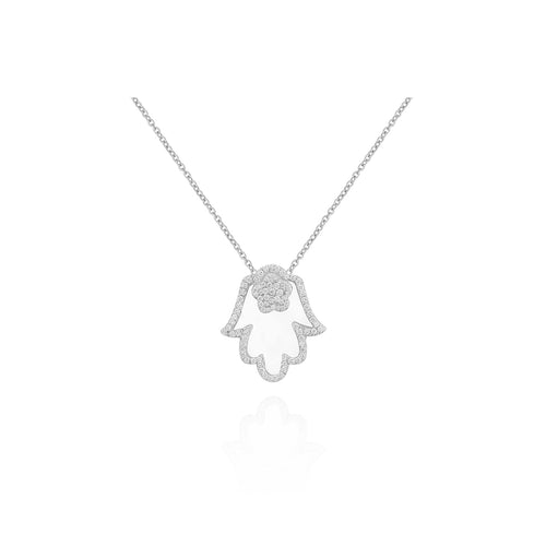 Hamsa Hand Diamond Necklace: A Symbol of Protection and Elegance
