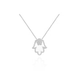 Hamsa Hand Diamond Necklace: A Symbol of Protection and Elegance